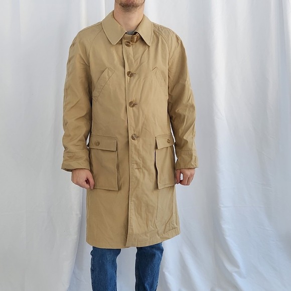 Vintage Other - 80s Tan Trench‎ Coat